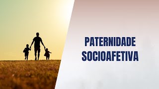 Paternidade socioafetiva [upl. by Epul212]