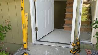 Jeld Wen Front Door Installation  Really crappy products and craftsmanship PART 1 [upl. by Phoebe]