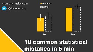 Ten Statistical Mistakes in 5 Min [upl. by Eam627]