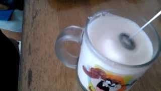 Aerolatte Review Frothing Cold Milk In Under 1 Minute [upl. by Llamaj68]